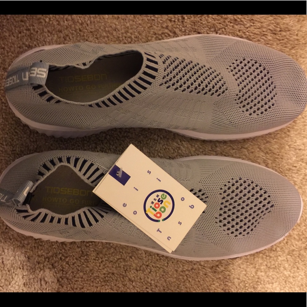 Brand New Grey Slip On Sneaker. Super Comfy.